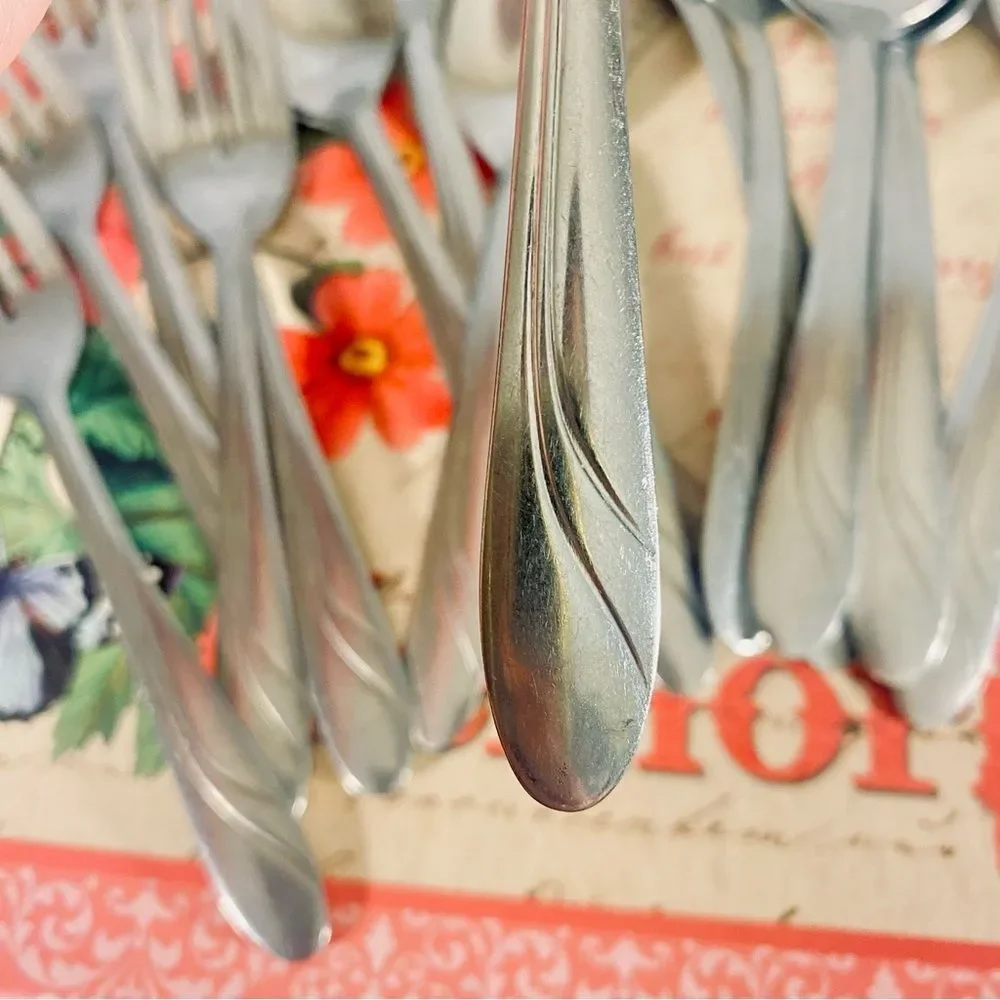 Oneida Vintage Stainless Steel Flatware Set of Replacement Pieces Mixed Set